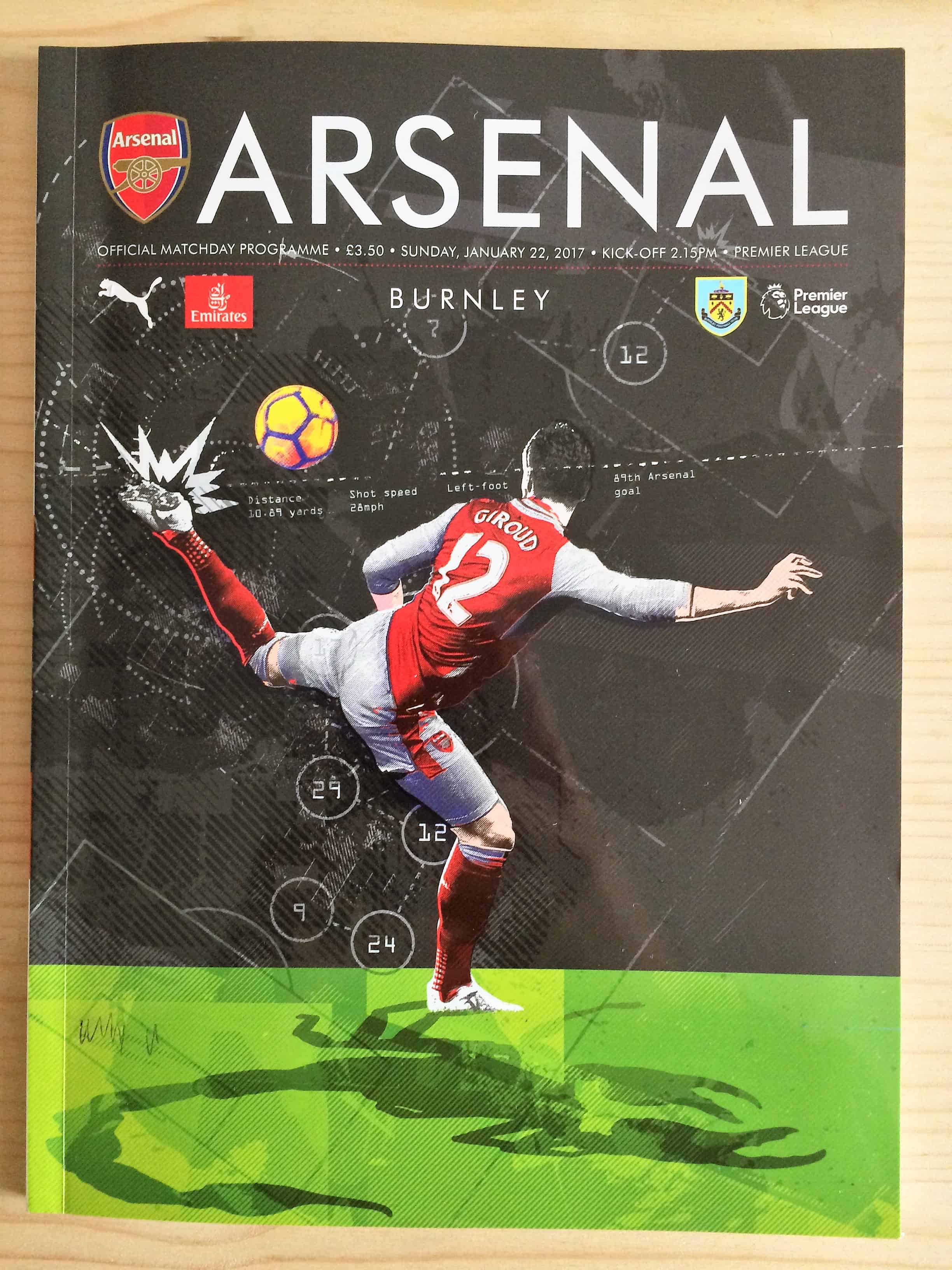 Arsenal FC v Burnley FC